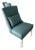 Tuxedo upholstered dining chairs made by Highland House. Pillow included. 56 chairs available. Item is unmarked.