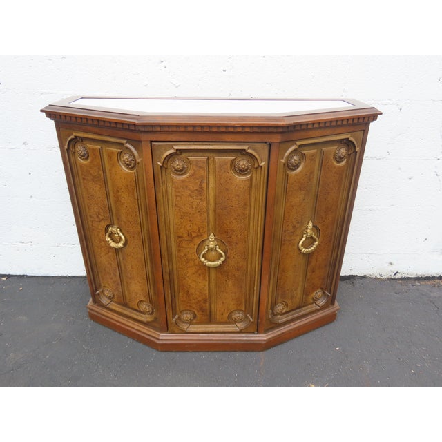 Hollywood Regency Small Console Cabinet 6647 For Sale - Image 13 of 17