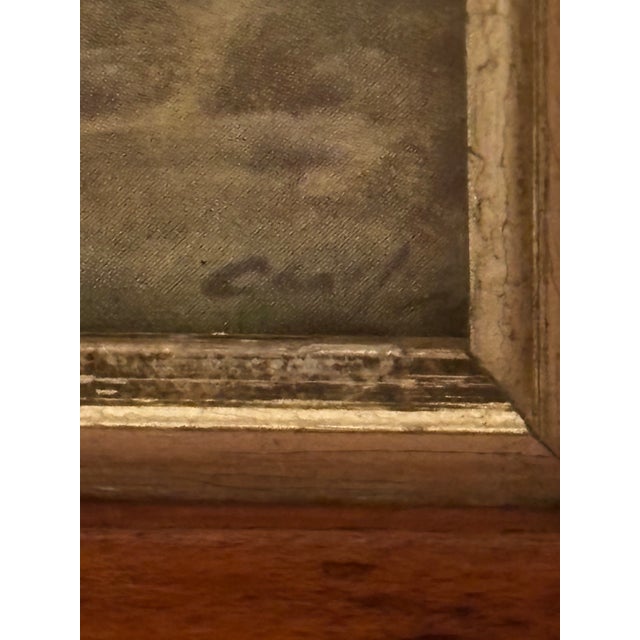 Wood English Fox Hunt Sporting Pictures in Antique Bird's Eye Maple Wood Frames - A Pair For Sale - Image 7 of 18