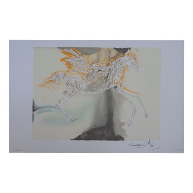 Salvador Dali, The Horses, Pegasus, Signed Lithograph For Sale