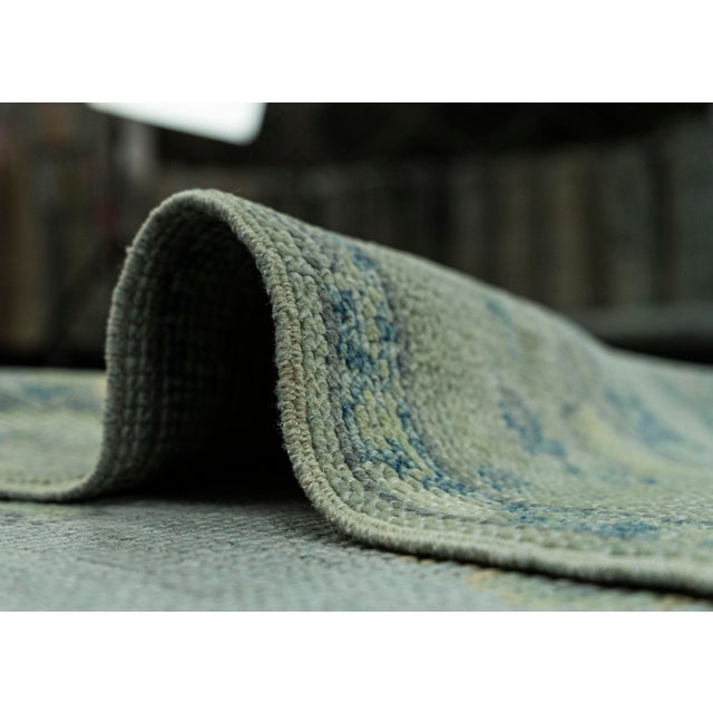 Textile Turkish Oushak Rug 2'10" x 14'8" #19189 For Sale - Image 7 of 8