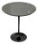 Eero Saarinen Style Round Stone Top Tulip Side Table For Sale