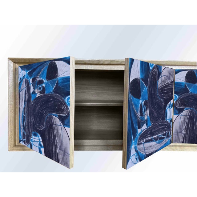 Disegno Due 2026 Suspended Sideboard by Meccani Studio for Meccani Design For Sale - Image 4 of 6