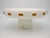 A striking 2016 ceramic pedestal platter by Handley Drive, made in Portugal. The piece features a broad, shallow circular...