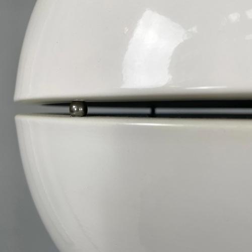 Gold Space Age Italian Chandelier in White Metal, 2000s For Sale - Image 8 of 14