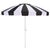 Black Buti 9 Ft Crank Umbrella, Black Cabana Stripe/White Pole For Sale - Image 8 of 8