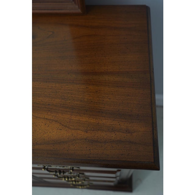 Drew Cherry Bedroom Dresser W. Mirror For Sale - Image 11 of 18