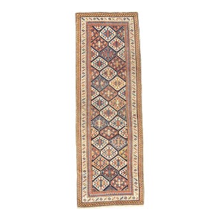 Antique Shirvan Rug 3'4'' x 9'6'' For Sale