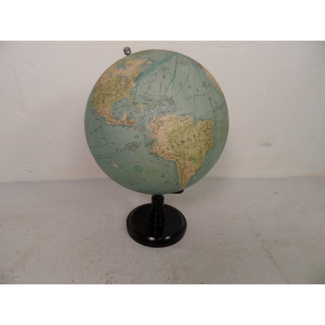 Vintage Papier Mache Globe, 1950s For Sale - Image 9 of 11