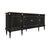 An impressive French Louis XVI style breakfront buffet, enfilade or sideboard, crafted in mahogany and dating to the early...