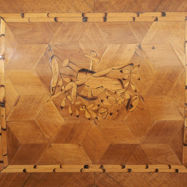 Antique Secretary in Walnut, 1790 For Sale - Image 15 of 16