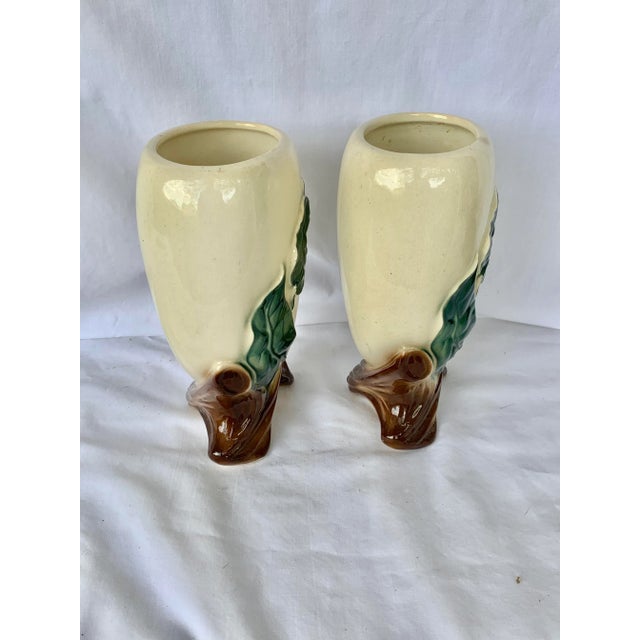 Vintage Philodendron Vine Vases-A Pair For Sale In New Orleans - Image 6 of 12