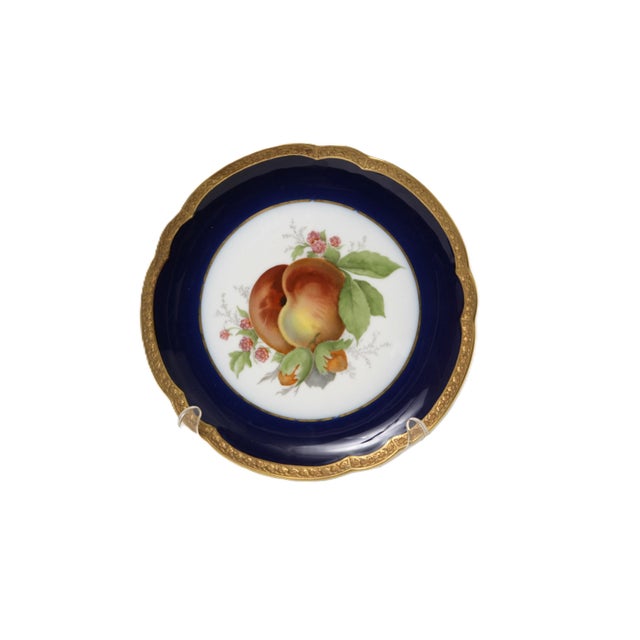 Victorian Early 1900s Rosenthal Gold-Rim Fruit Plates , Germany- Set of 3 For Sale - Image 3 of 5