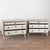 A pair of Gustavian pine chest of drawers painted in shades of antique white with soft gray undertones, fitting their...