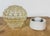 Gold Vintage White Porcelain Ceiling Light, 1970s For Sale - Image 8 of 14