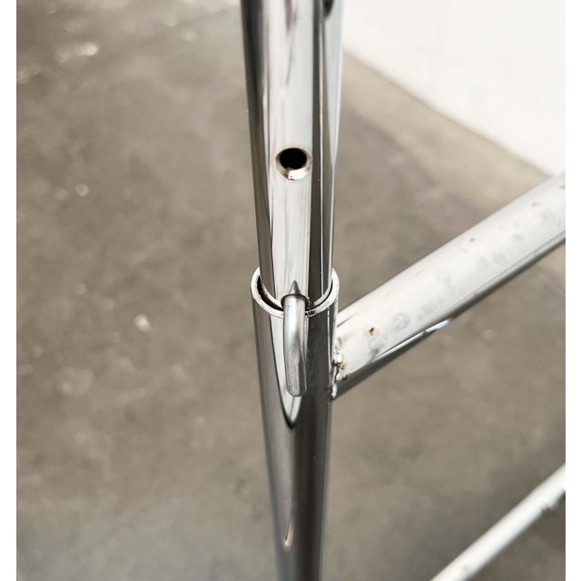 Minimalist Chrome Desk or Dining Table by Egon Eiermann for Wieland For Sale - Image 10 of 18