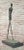 Modern Gia Style Surrealist Walking Man Figure Bronze Sculpture For Sale - Image 3 of 10