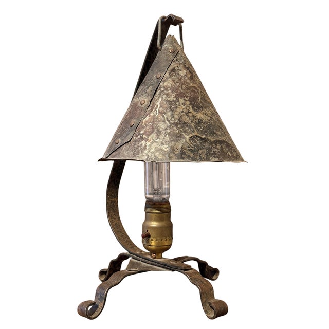 Early 20th Century Early 20th Century American Arts & Crafts Table Lamp For Sale - Image 5 of 12