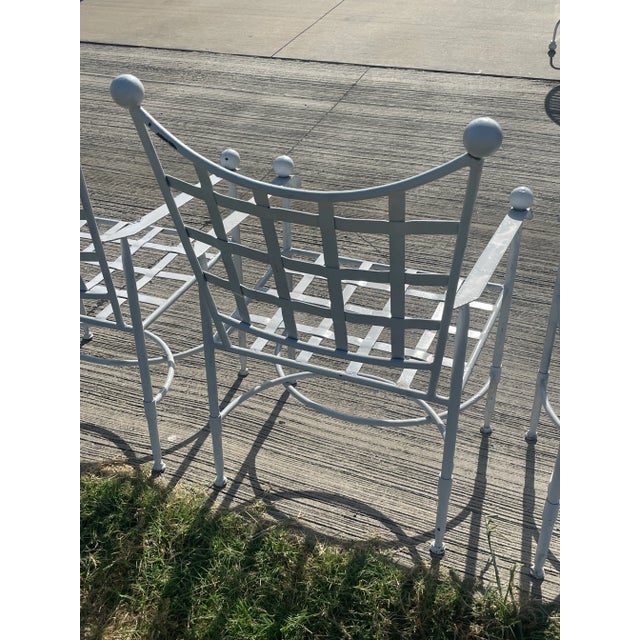 White 1960s Mario Papperzini Salterini Style Dining Table & 4 Chairs For Sale - Image 8 of 11