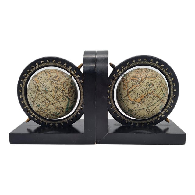 Bookends with Armillary Globes, 1970s, Set of 2 For Sale
