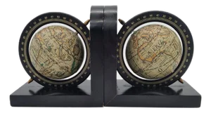 Bookends with Armillary Globes, 1970s, Set of 2