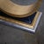 Late 20th Century Art Deco Revival to Postmodern Sofa or Console Table Geometric Gold and Silver Leaf Base For Sale - Image 15 of 18