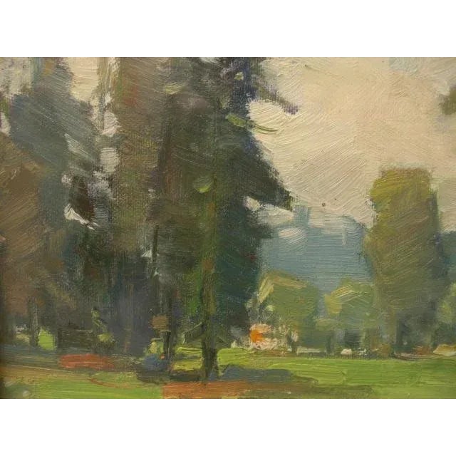 This work of art is small but mighty fine! The wonderful composition, colors, and artistry of this gorgeous,...