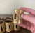 In excellent vintage condition, recently polished. Set of 6 napkin ring holders, likely handmade.