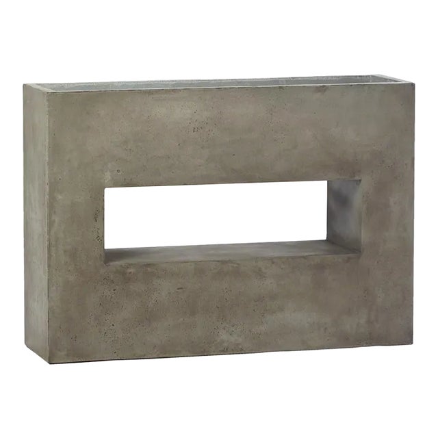 Modern Minimalist Cement Hole Planter For Sale