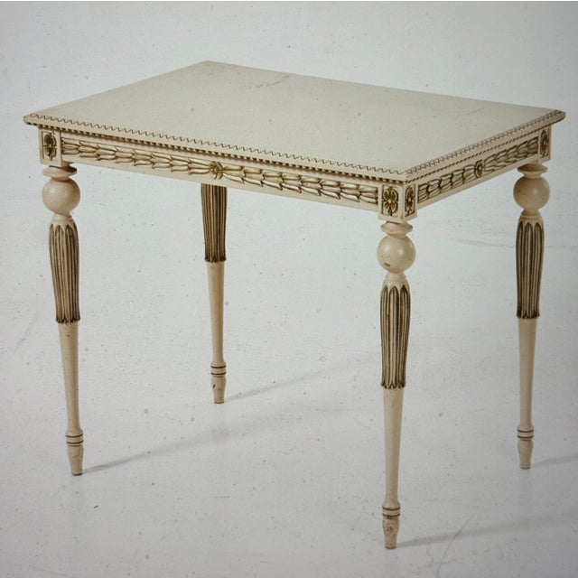 Gustavian (Swedish) Swedish Sofa and Table, 1890, Set of 2 For Sale - Image 3 of 8