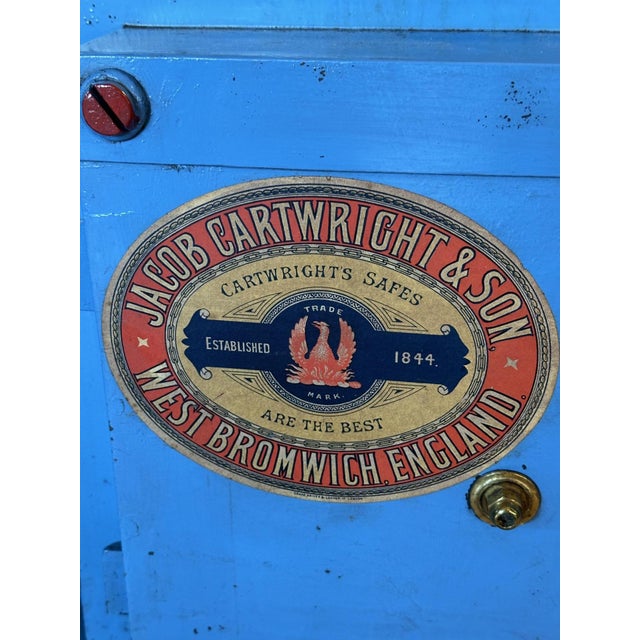 Antique Iron Safe, 1890s For Sale - Image 10 of 11