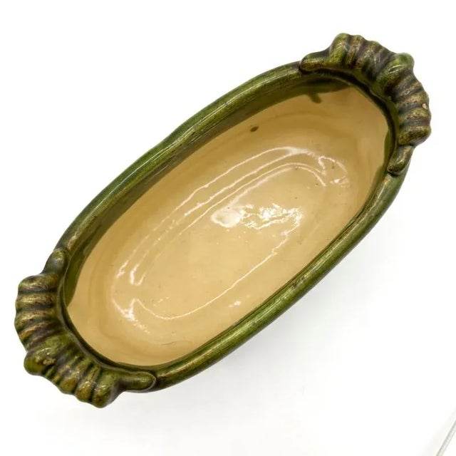 Mid 20th Century Green & Yellow Planter For Sale In San Diego - Image 6 of 11