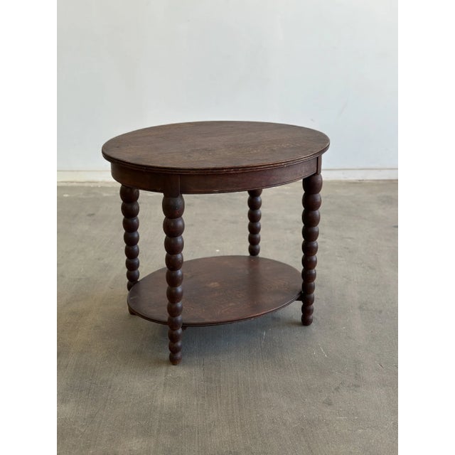 Vintage Bobbin Leg Side Table For Sale - Image 9 of 12