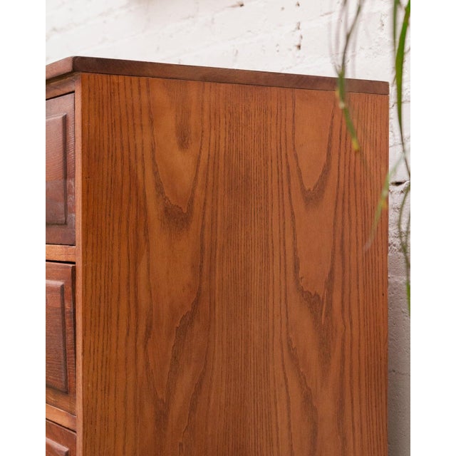 Mid 20th Century Elmwood Six Drawer Dresser For Sale In Los Angeles - Image 6 of 8