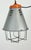 Industrial Grey Pendant Lamp in Aluminium Cage, 1970s For Sale - Image 6 of 16