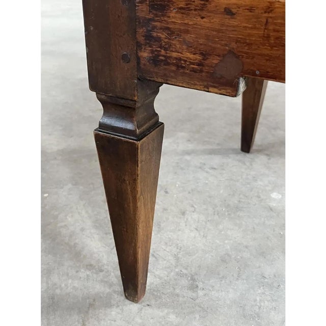 Wood 18th Century Italian Neoclassical Walnut Dresser / Chest of Drawers For Sale - Image 7 of 12