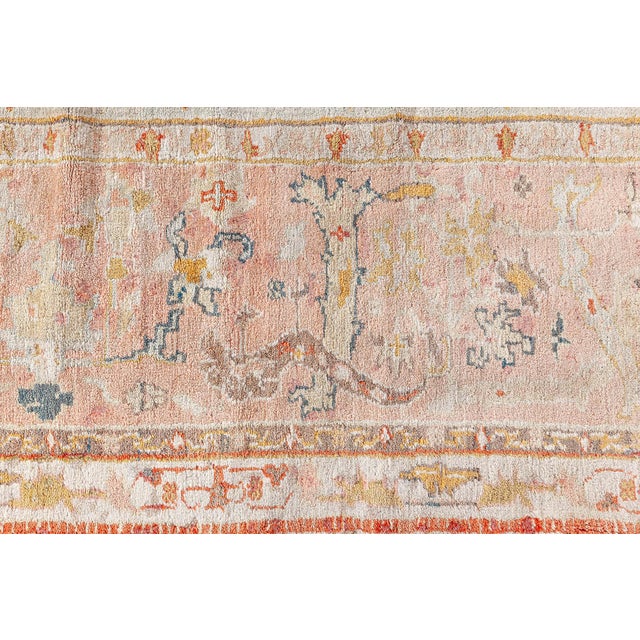 Early 20th Century Antique Turkish Oushak Rug For Sale - Image 5 of 9
