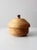 Late 20th Century Vintage Handmade Wood Bowl With Lid For Sale - Image 5 of 11