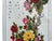 Long Horizontal 141" Chinese Color Ink Red Peony Blossom Scroll Painting For Sale - Image 13 of 14