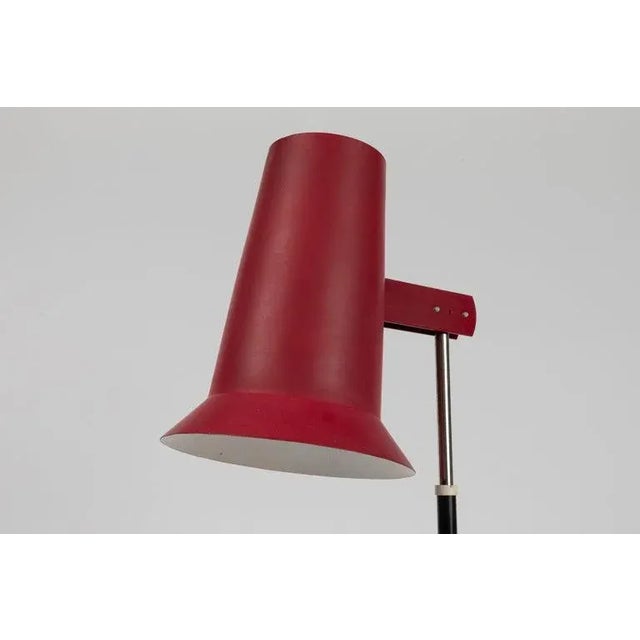 Red 1950s Yki Nummi Red Desk Lamps for Orno - a Pair For Sale - Image 8 of 12