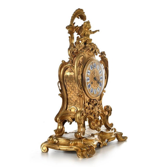 Louis XV Style Clock For Sale - Image 3 of 13