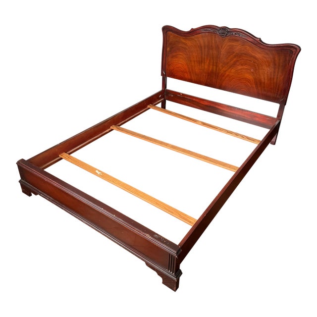 1940s Mahogany Full Size Head/Footboard For Sale