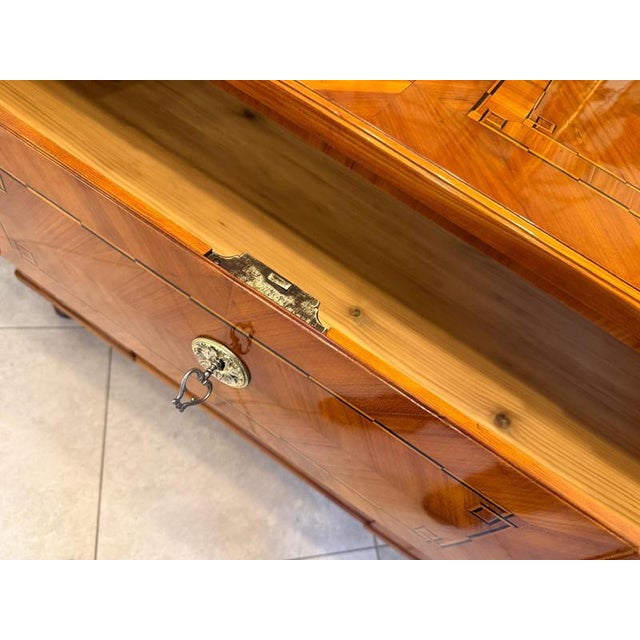 Brown Baroque Chest of Drawers, Austria For Sale - Image 8 of 18