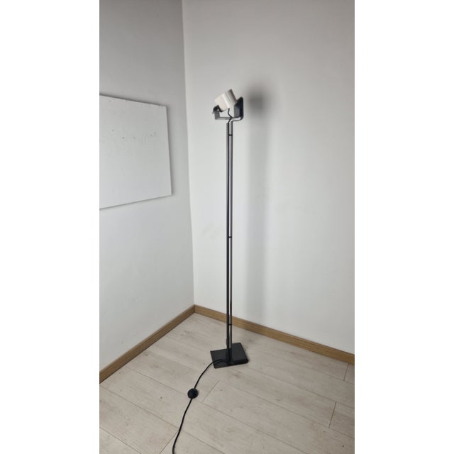 Black Cobra Floor Lamp by Luigi Caccia Dominioni for Azucena, 1970s For Sale - Image 8 of 18