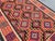 Textile Maimana Kilim Area Rug, Handwoven Wool, 6x10, Brick & Ivory For Sale - Image 7 of 10