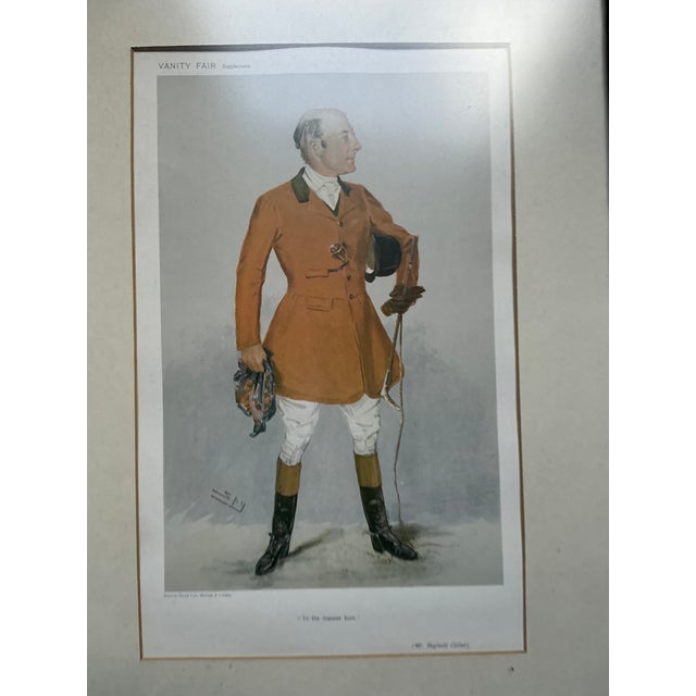 1950s Vanity Fair Spy Print “To the Manner Born” Reginald Corbet For Sale In Chicago - Image 6 of 6