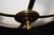 Large Mid-Century Four-Light Opaline and Polished Brass Bowl Chandelier, 1960s For Sale - Image 10 of 17