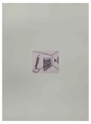 Mino Trafeli, Marinerie of Pisa, Etching, 1981