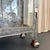Large Antique Double Door Brushed Steel Apothecary Vitrine Cabinet For Sale - Image 9 of 10