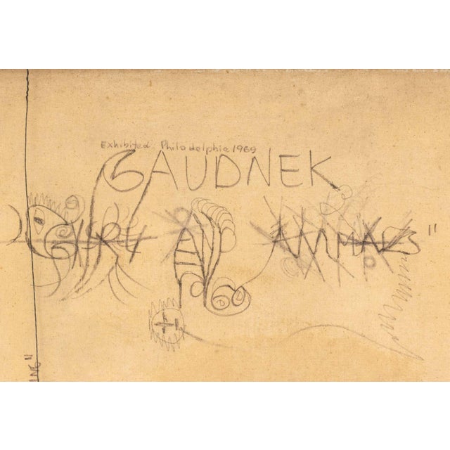 Walter Gaudnek "The Night and the River Making Love", 1960 For Sale - Image 9 of 10